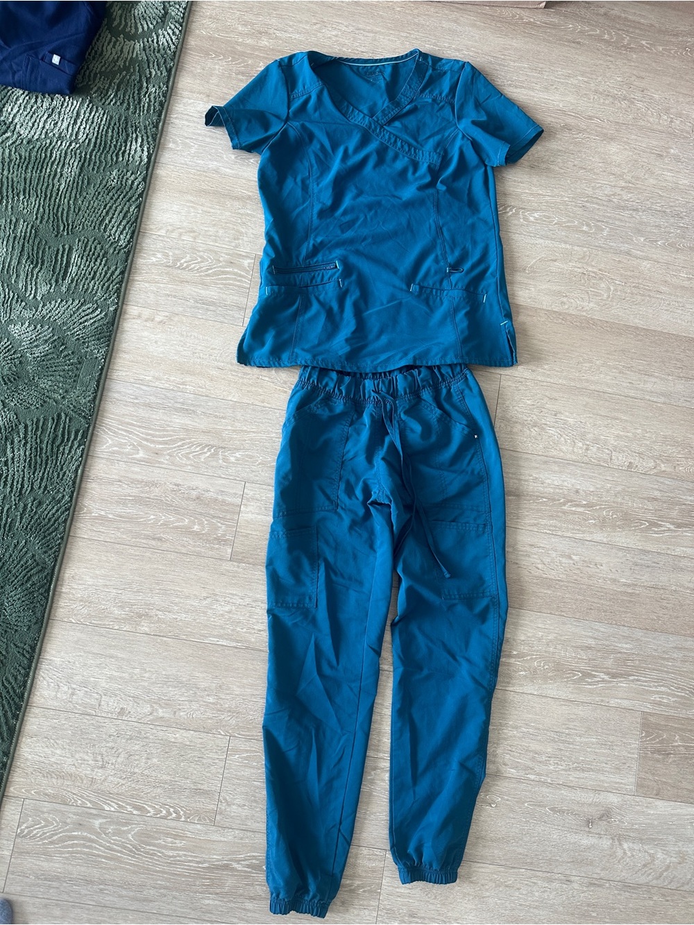 Scrubstar Teal Blue scrub set S/XS